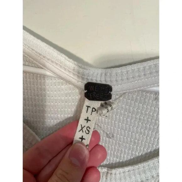 We The Free Kai Thermal Henley Top in White - Picture 10 of 12